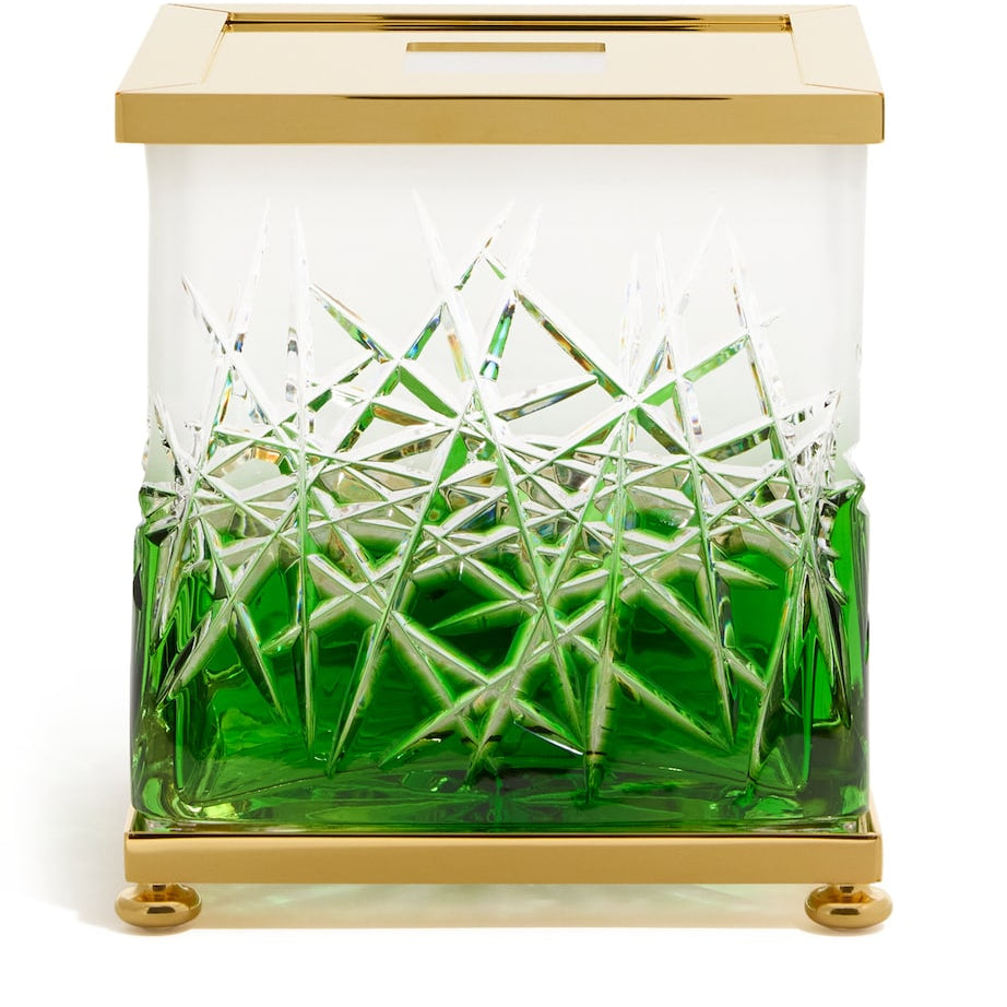 Crystal Ivy Green Tissue Box
