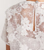 White Floral-Lace Top