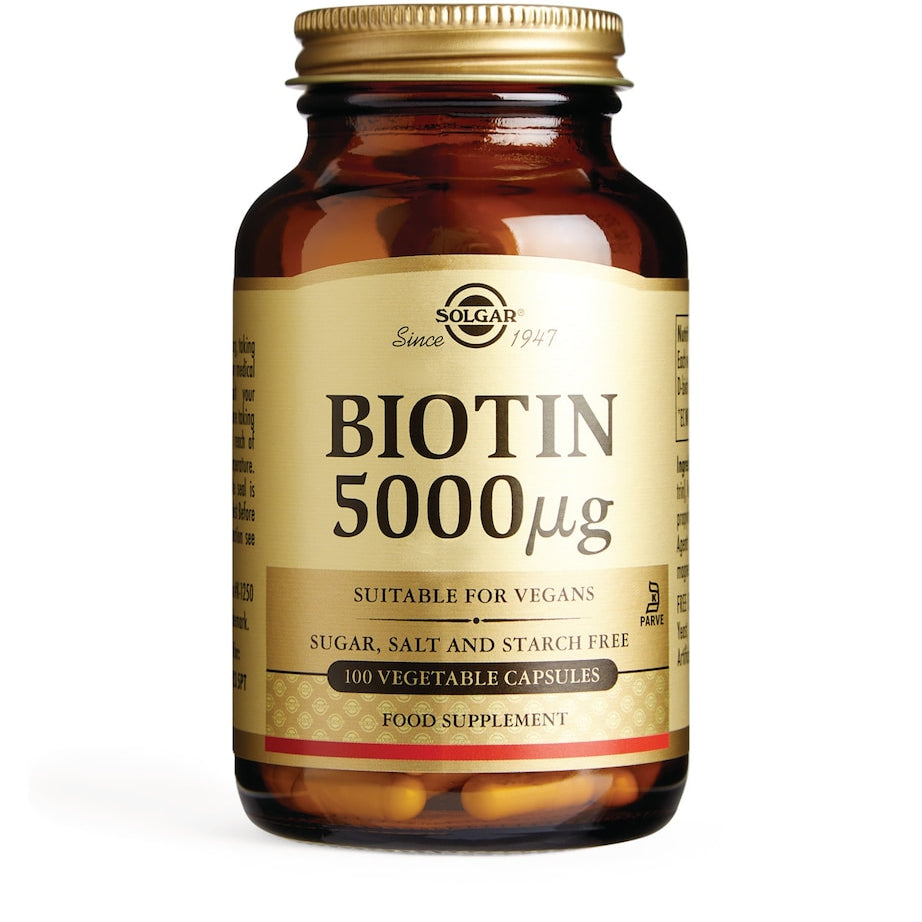 Solgar Biotin 5000mcg (100 Capsules)