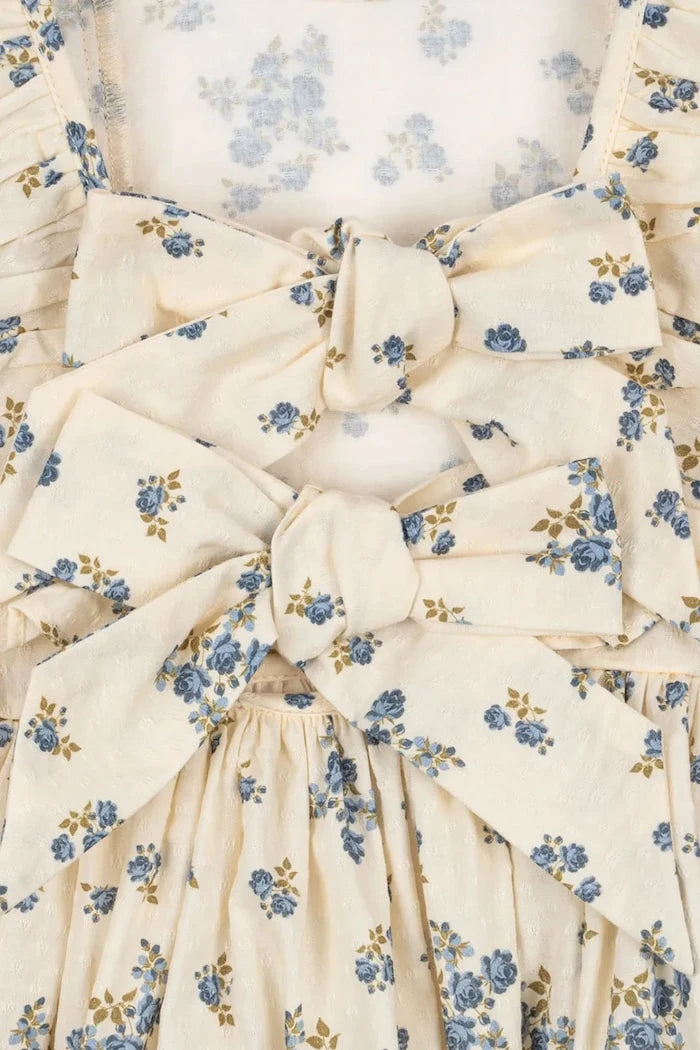 Konges Sløjd CIANNA DRESS GOTS Çocuk Pamuk Elbise