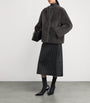 Max Mara Green Shearling Jacket