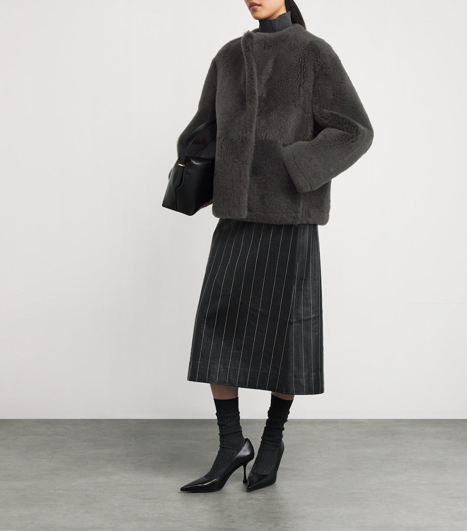 Green Shearling Jacket