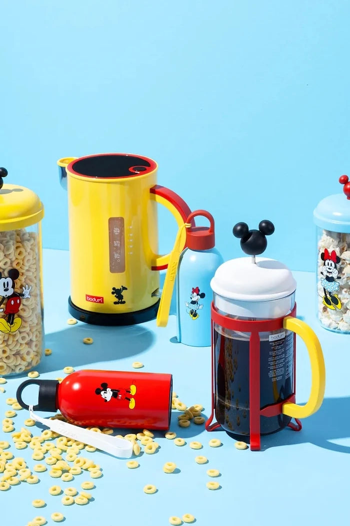Bodum borosilikat cam kahve demlik Jawa Disney-Mickey 1 l