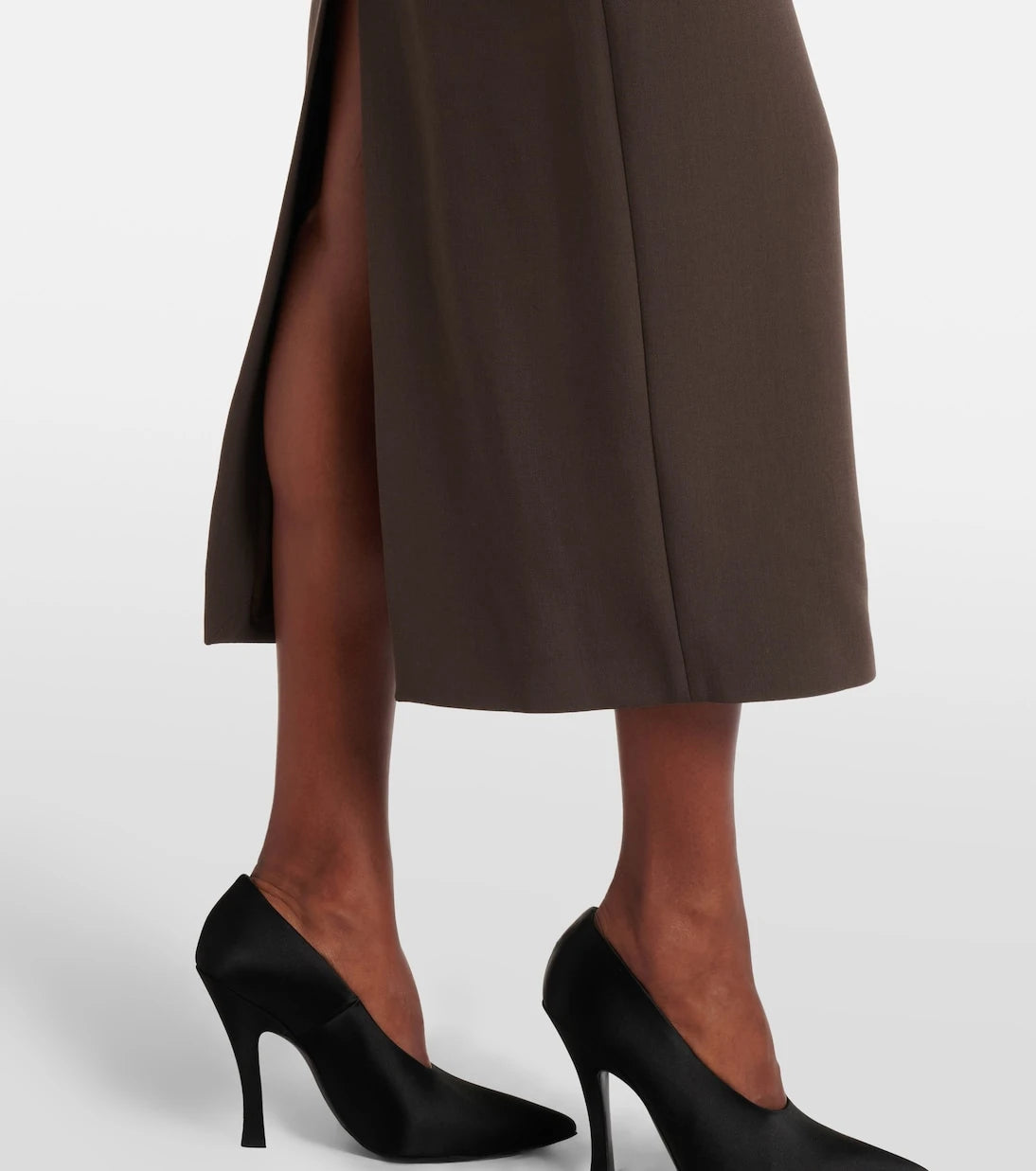 Magda Butrym - Draped wool-blend cocktail dress