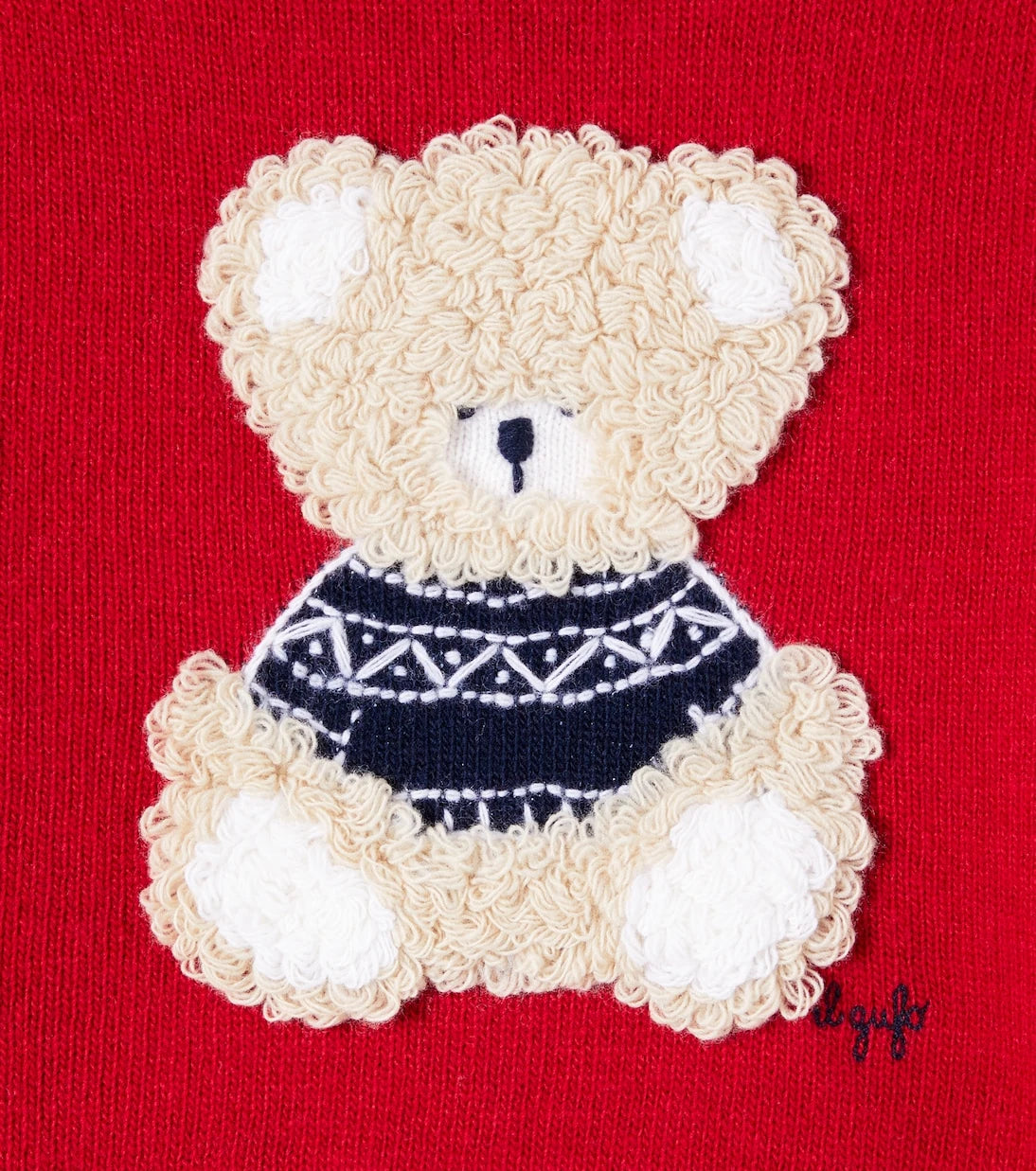 Il Gufo - Intarsia wool sweater