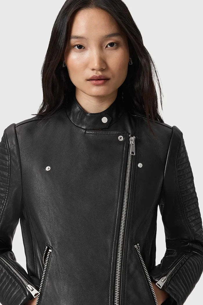 Кожено яке AllSaints RAUL