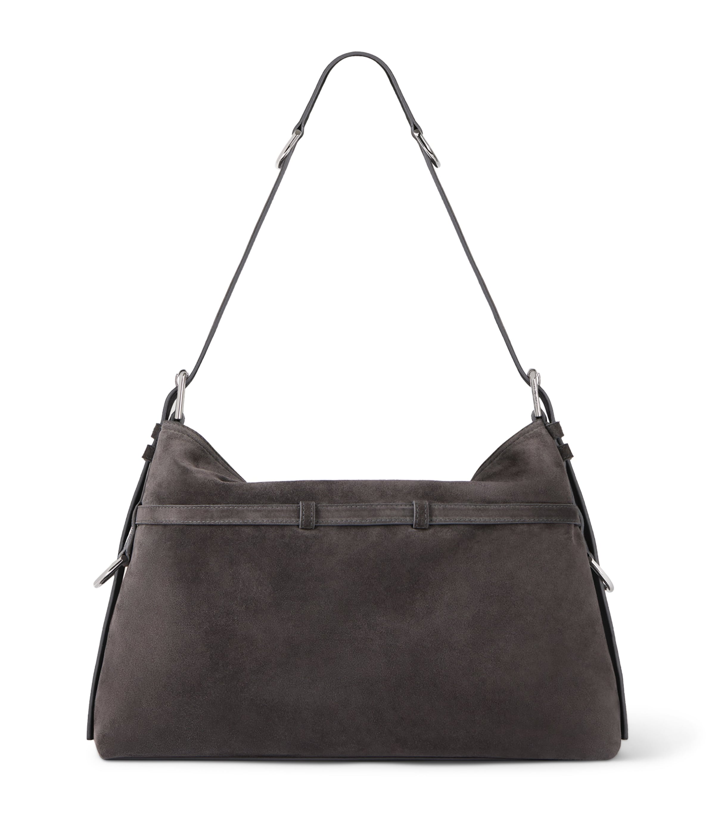 Givenchy Medium Suede Voyou Shoulder Bag