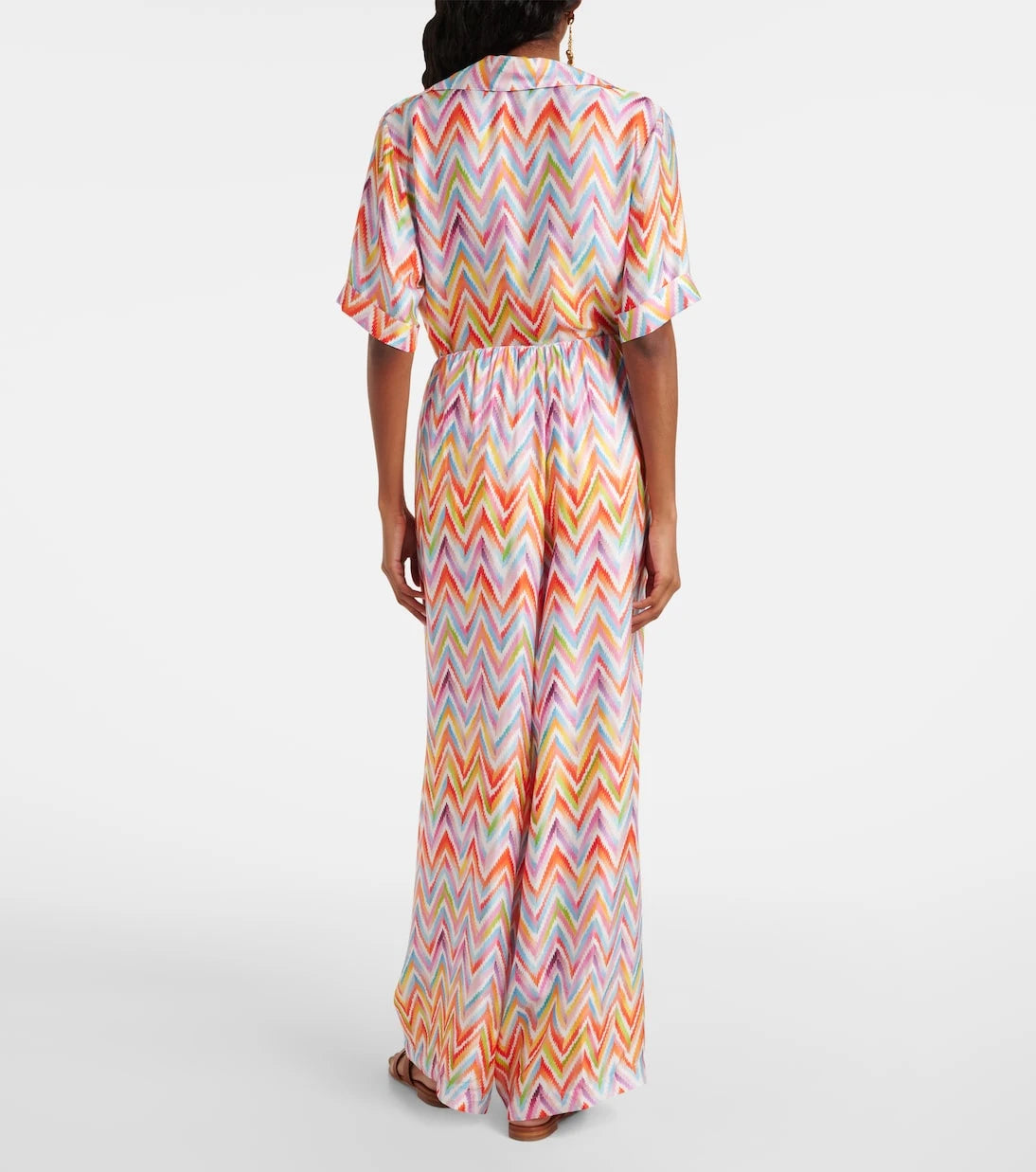 Missoni - Zigzag wide-leg pants