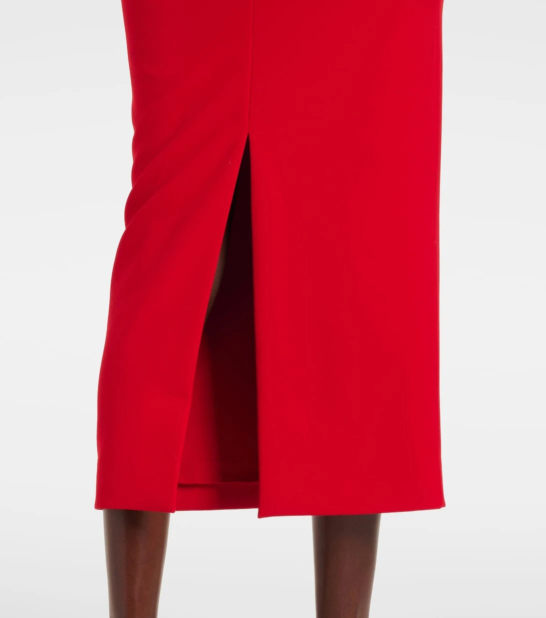 Roland Mouret - Caped crêpe midi dress