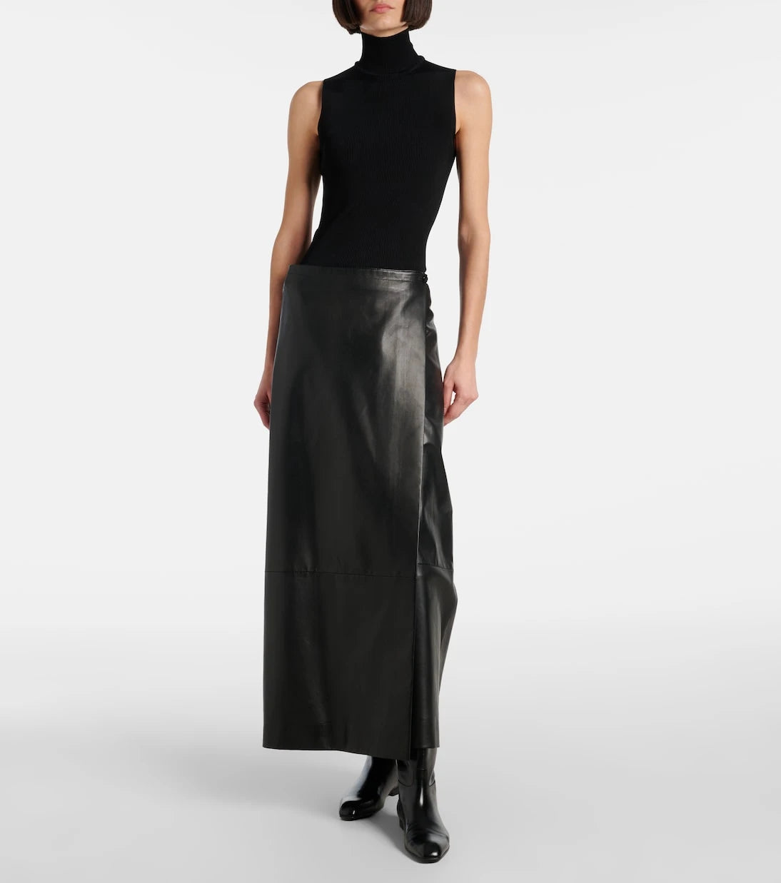Khaite - Benita ribbed-knit turtleneck top