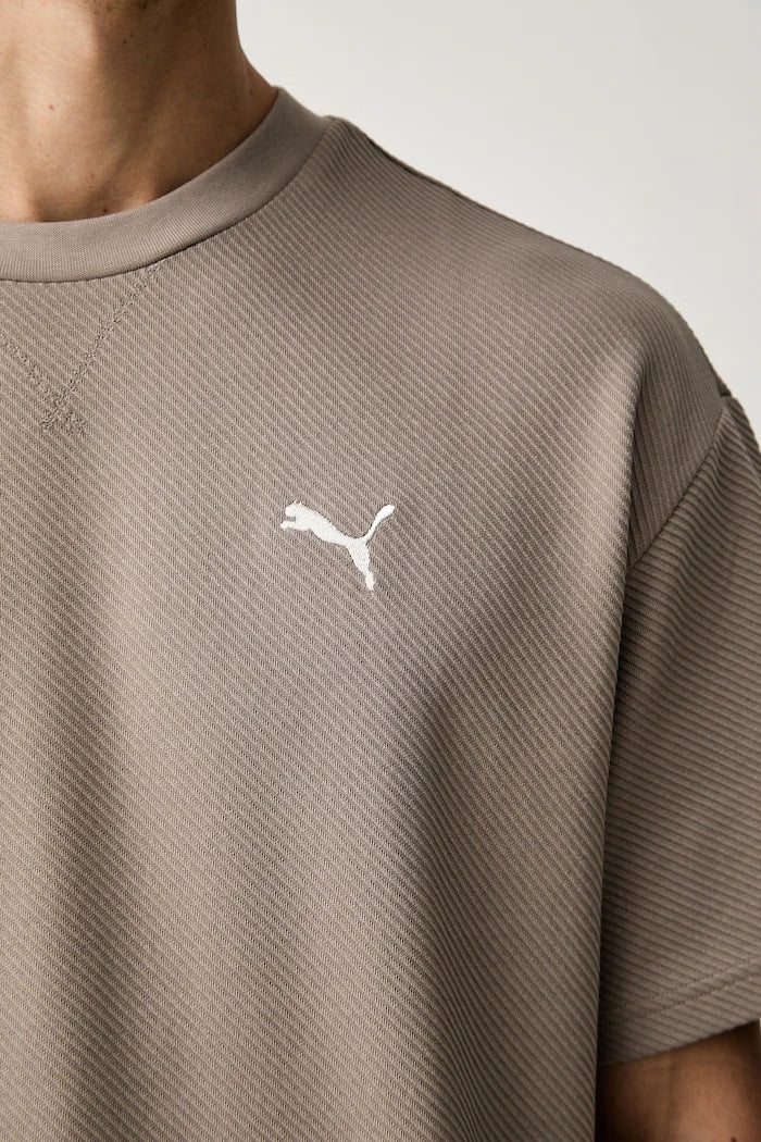 Puma pamuklu erkek Essentials Elevated tişört