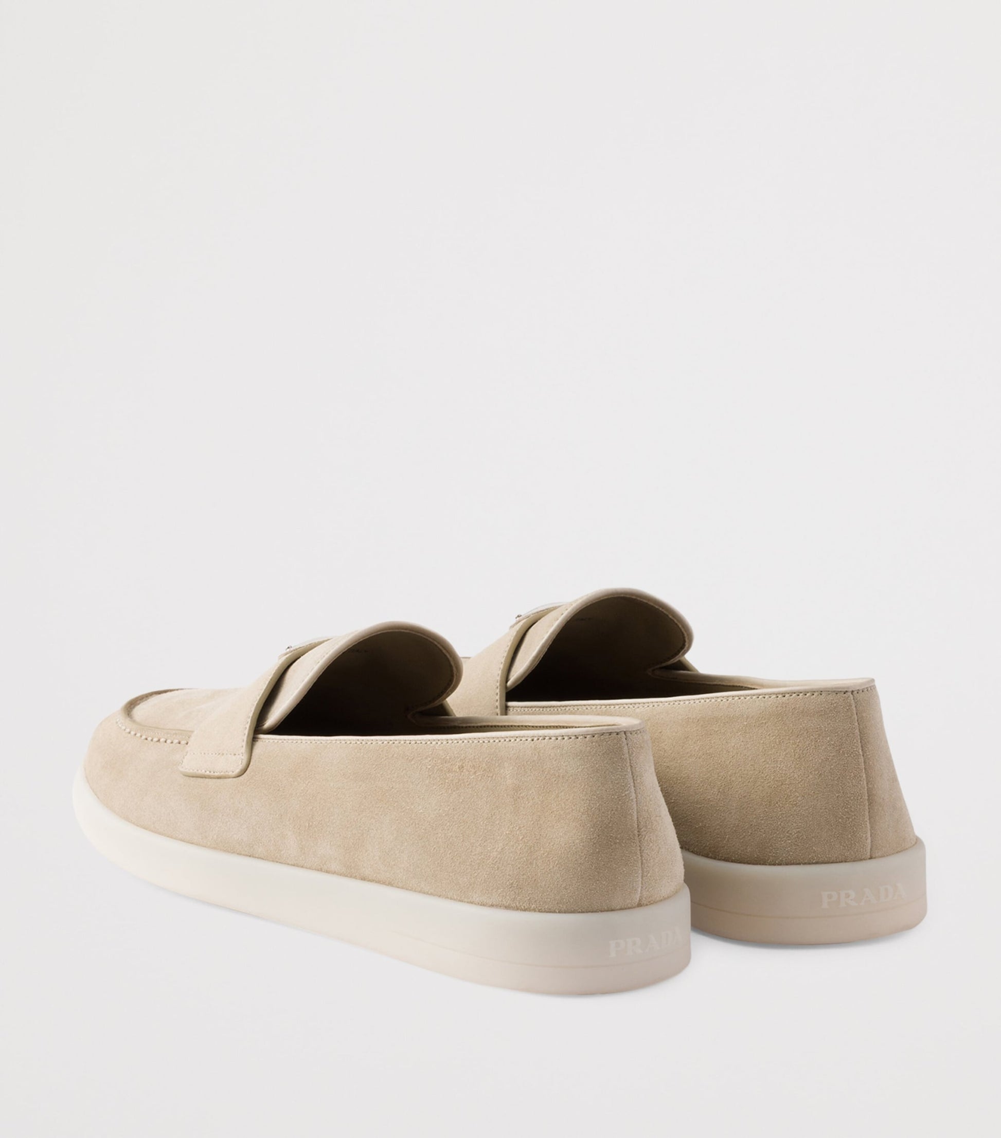 Suede Triangle Loafers
