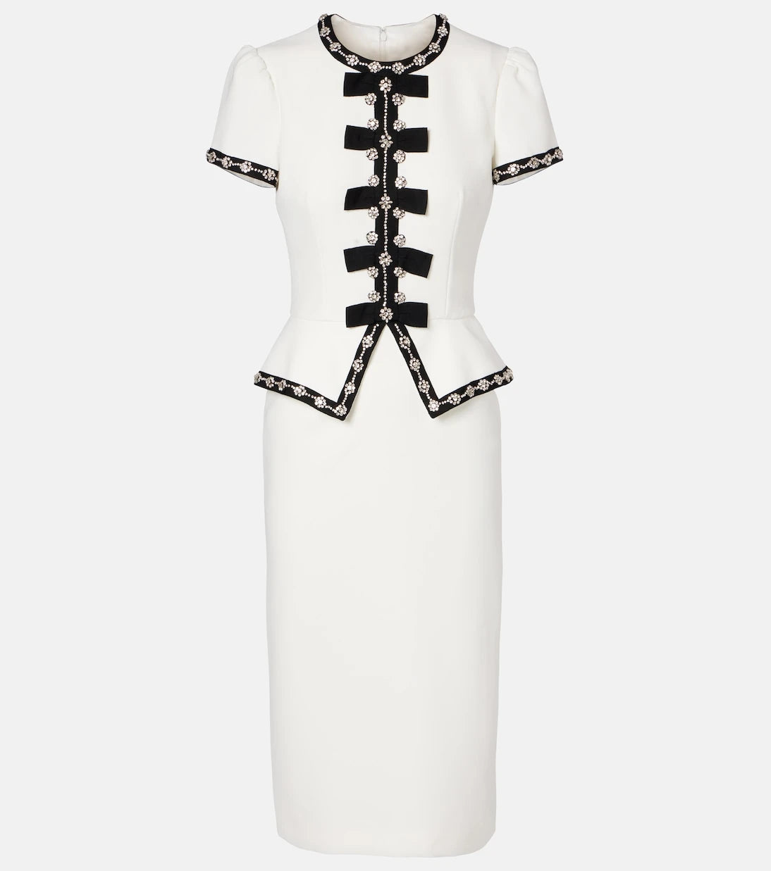 Jenny Packham - Bisou crystal-embellished midi dress