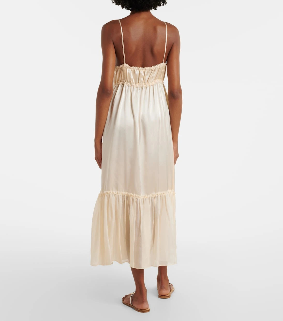 Ulla Johnson - Marielle ruched silk midi dress