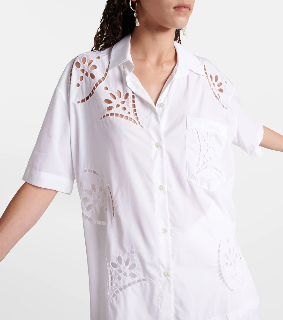 Isabel Marant - Bilya broderie anglaise shirt