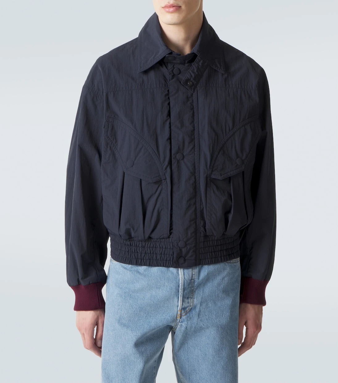 Dries Van Noten - Jersey blouson jacket
