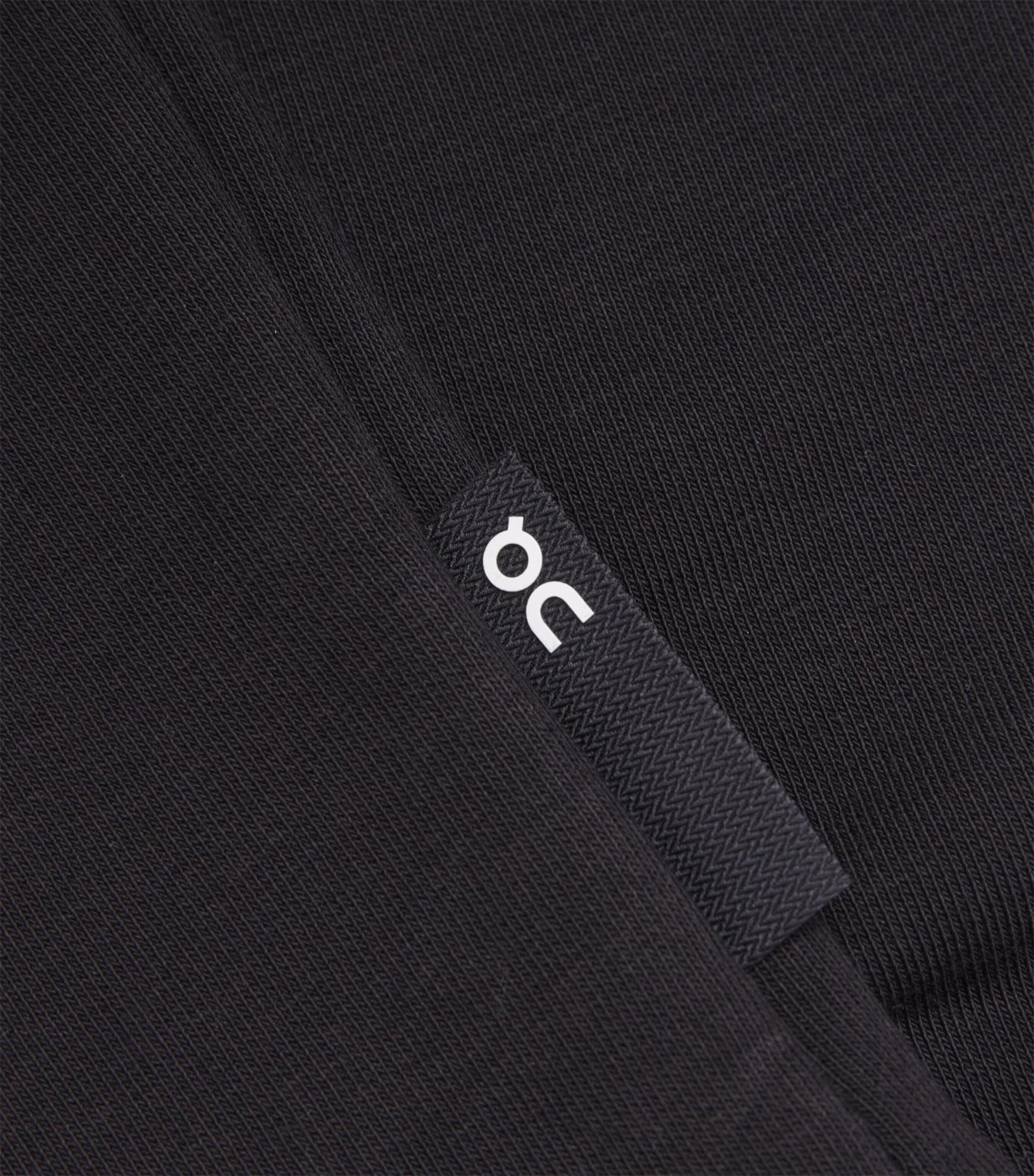 Black Cotton-Blend Club Crew Sweatshirt