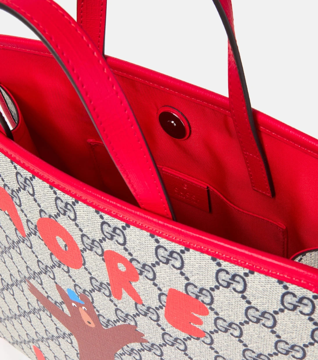 Gucci Kids - حقيبة توت قماش GG بتعاون مع Euan Roberts