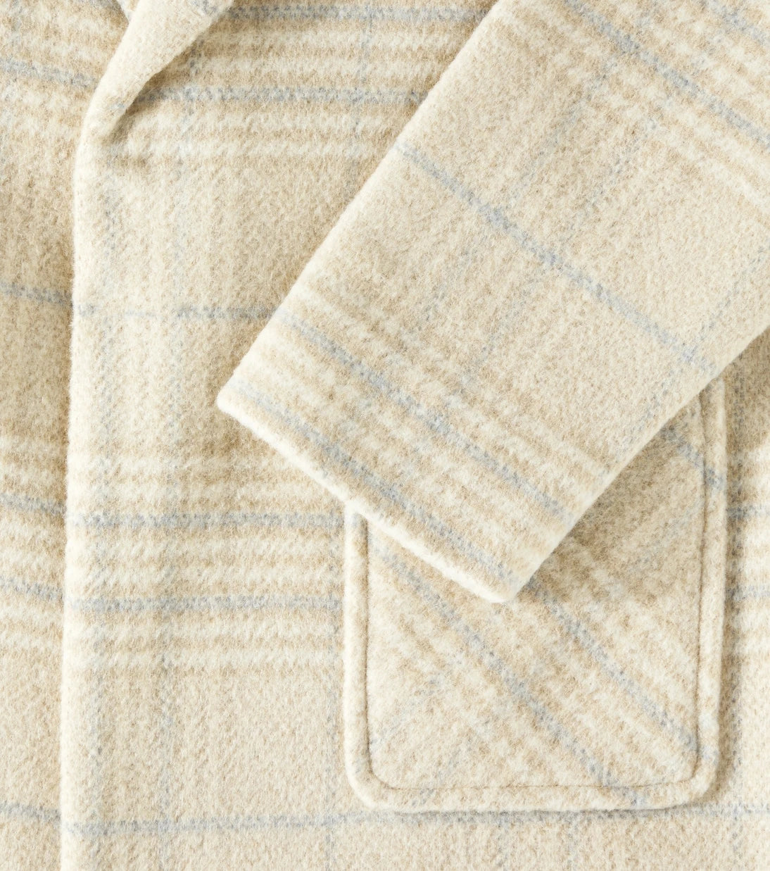 Rylee + Cru - Longline checked coat