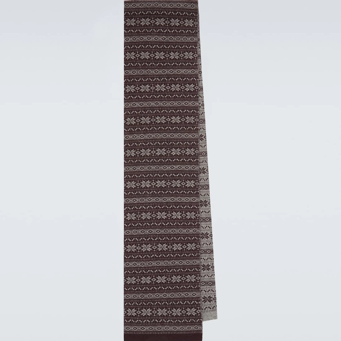 Eleventy - Fair Isle intarsia cashmere scarf