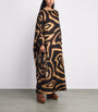 Pucci Silk Labirinto Print Maxi Kaftan Dress