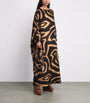 Pucci Silk Labirinto Print Maxi Kaftan Dress