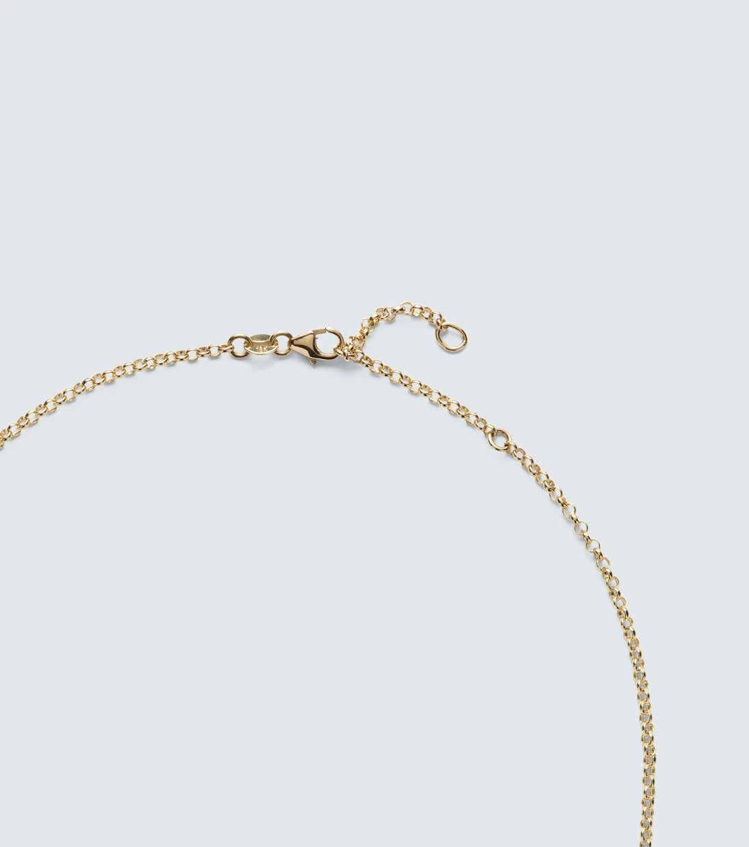 FoundRae - Strength Small 18kt gold pendant necklace with diamond