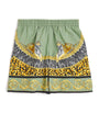 Versace Kids Cotton Poplin Wild Cats Shorts (6-14 Years)
