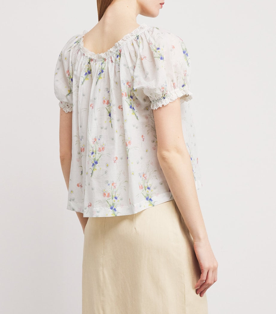 DÔEN White Organic Cotton Frederica Blouse