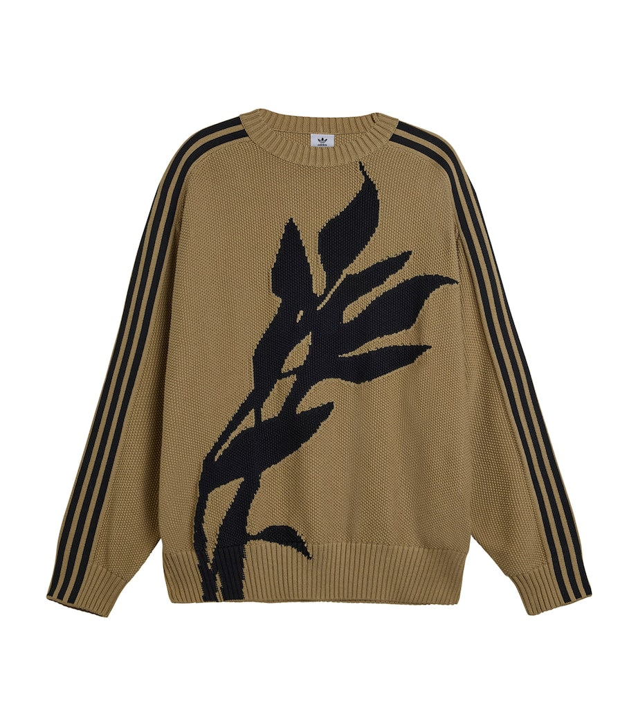 Beige x Song For The Mute Cotton Flower Sweater