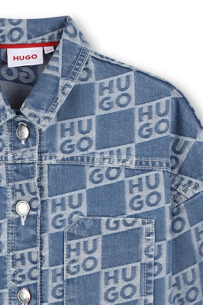 Детско дънково яке HUGO