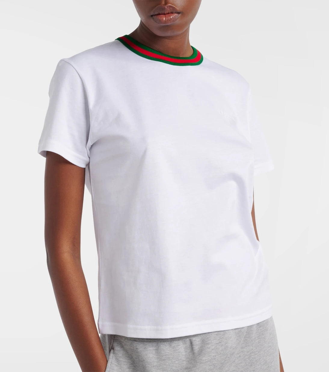 Gucci - Webstripe cotton jersey T-shirt
