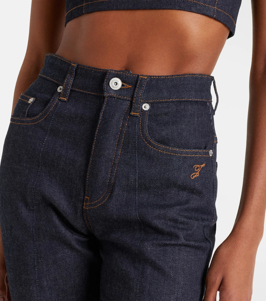 Jacquemus - Logo capri jeans
