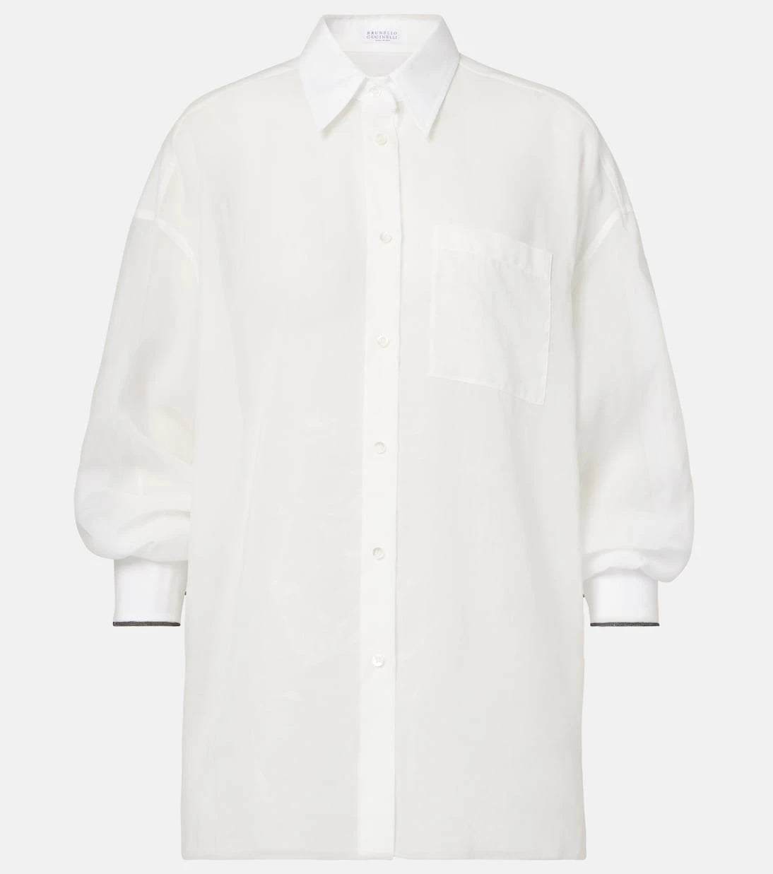 Brunello Cucinelli - Cotton poplin shirt