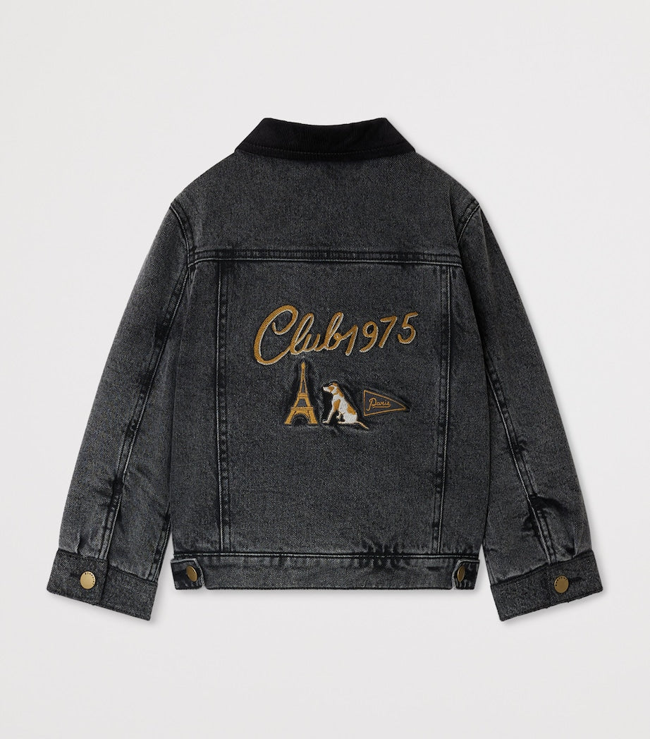 Embroidered Denim Jacket (4-14 Years)