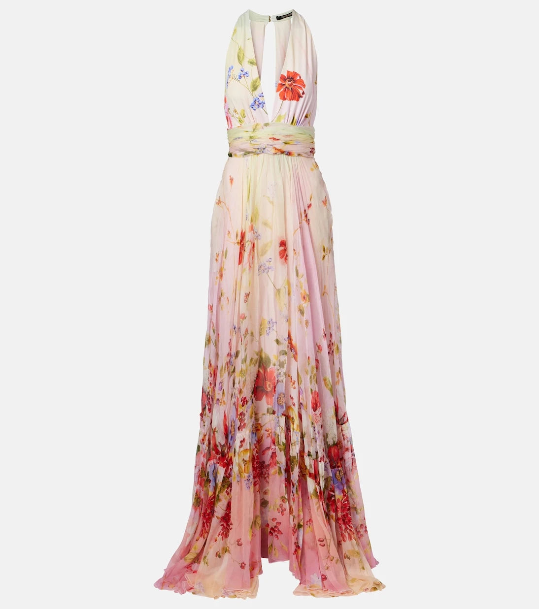 Roberto Cavalli - Floral silk gown
