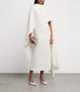 Roksanda Ivory Silk Bridal Demetria Midi Dress