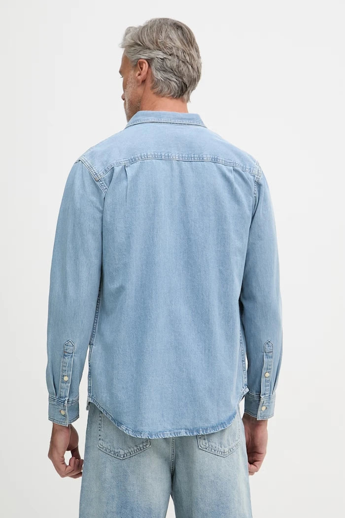 Calvin Klein Jeans риза мъжка от деним