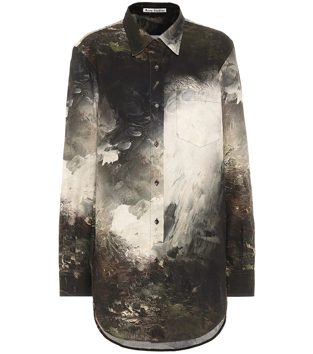 Acne Studios - Printed linen shirt