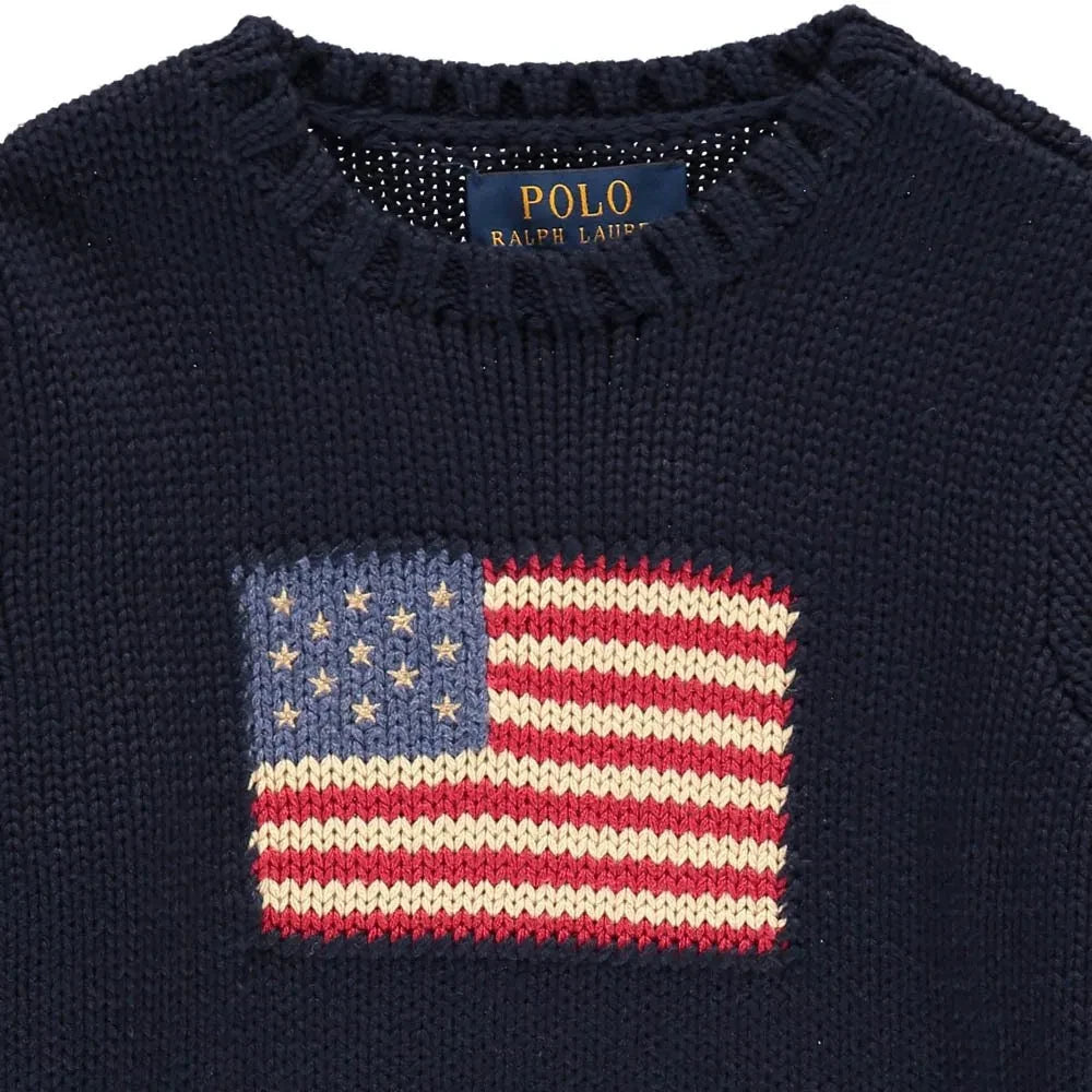 Ralph Lauren - Flag Jumper | Navy blue