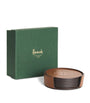 Harrods Logo Leather Coasters (Set of 4)