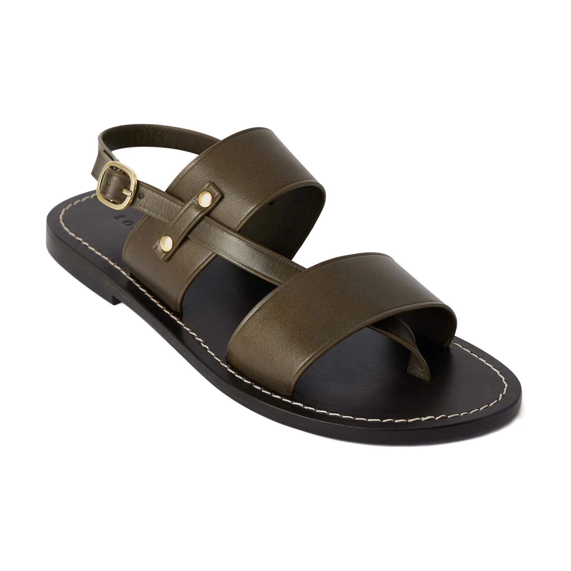 Soeur - Amazonia Leather sandals | Khaki