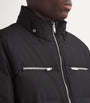 Moose Knuckles Black Down Cloud Bomber Puffer Jacket