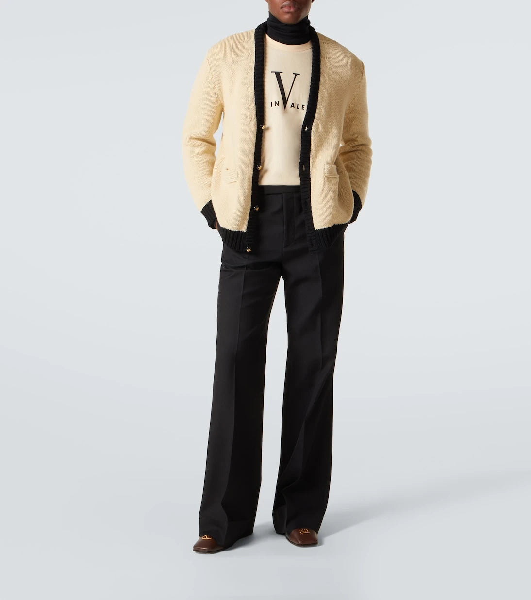 Valentino - High-rise flared pants