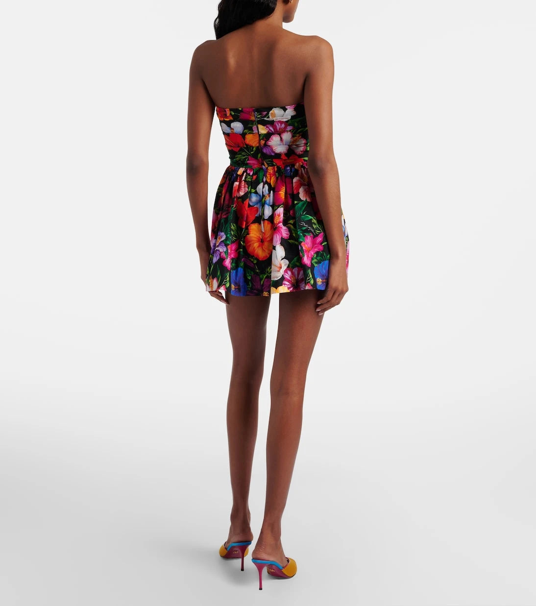 Dolce&Gabbana - Floral cotton minidress