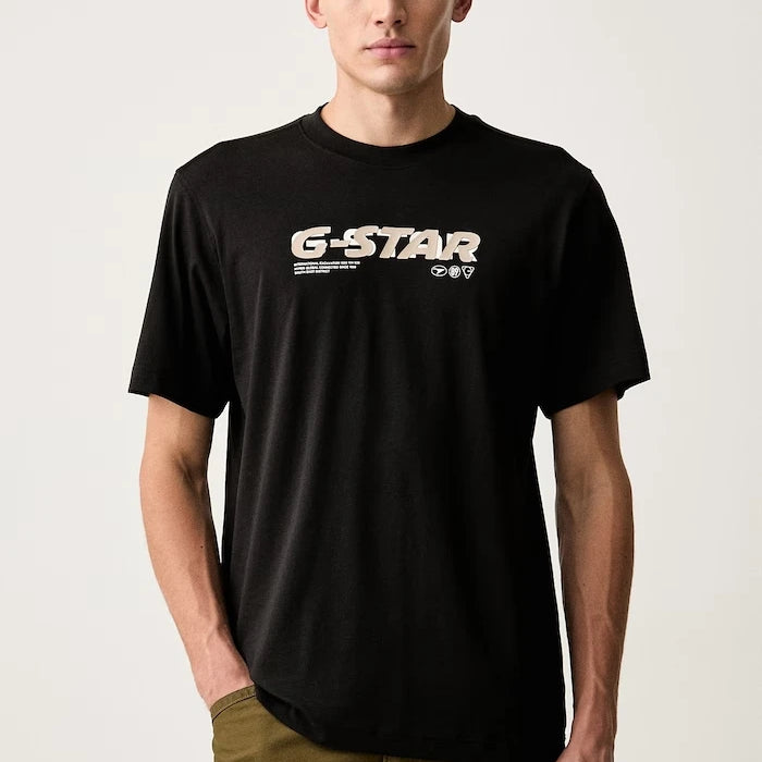 G-Star erkek pamuklu tişört Front prt logo r t