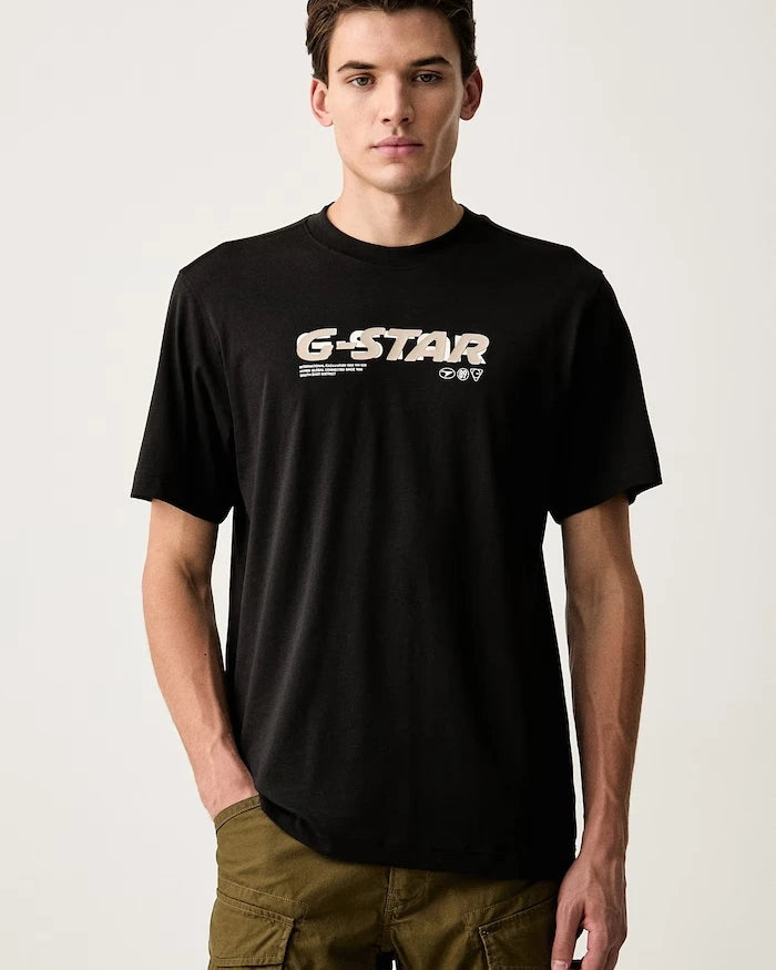 G-Star erkek pamuklu tişört Front prt logo r t