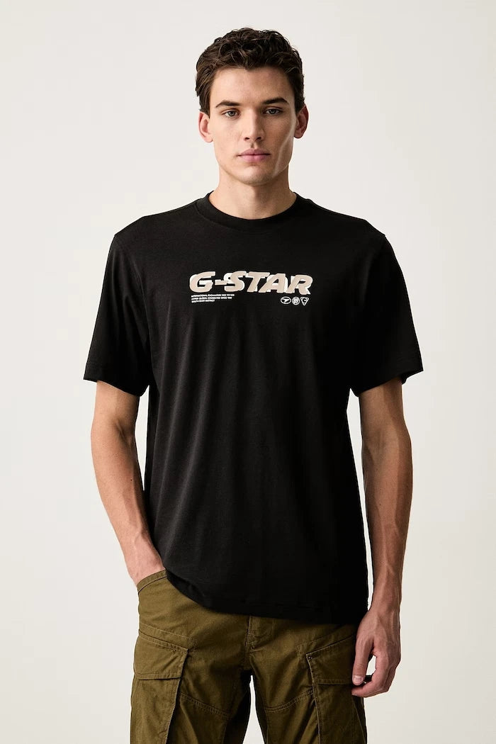 G-Star erkek pamuklu tişört Front prt logo r t
