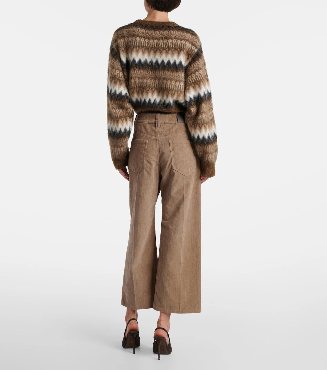 Brunello Cucinelli - Monili cotton corduroy straight pants