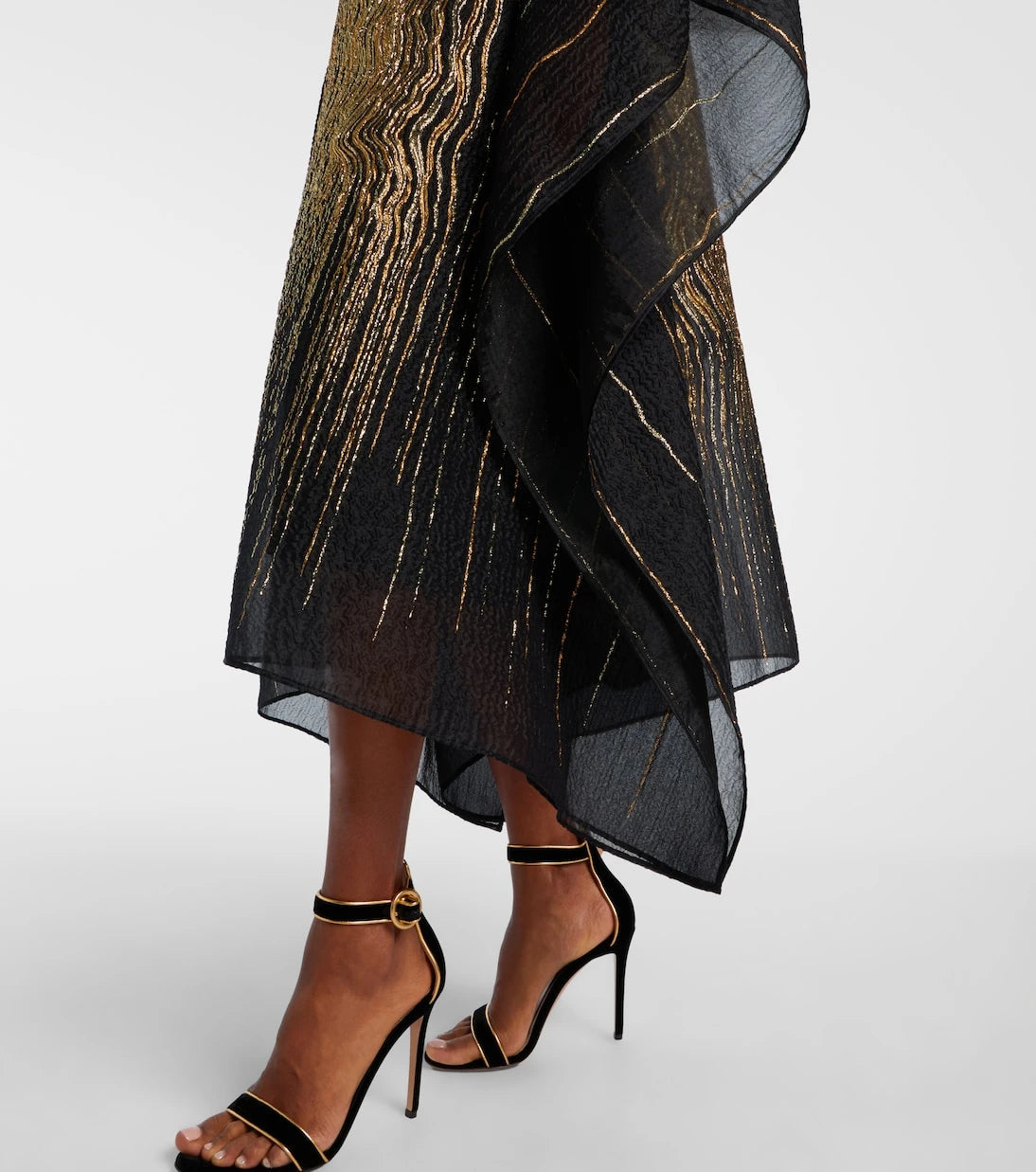 Taller Marmo - Venice silk-blend fil coupé kaftan